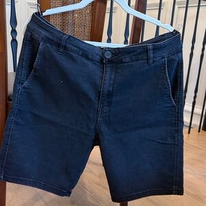 Ezekiel Black Men's Flat Front Shorts